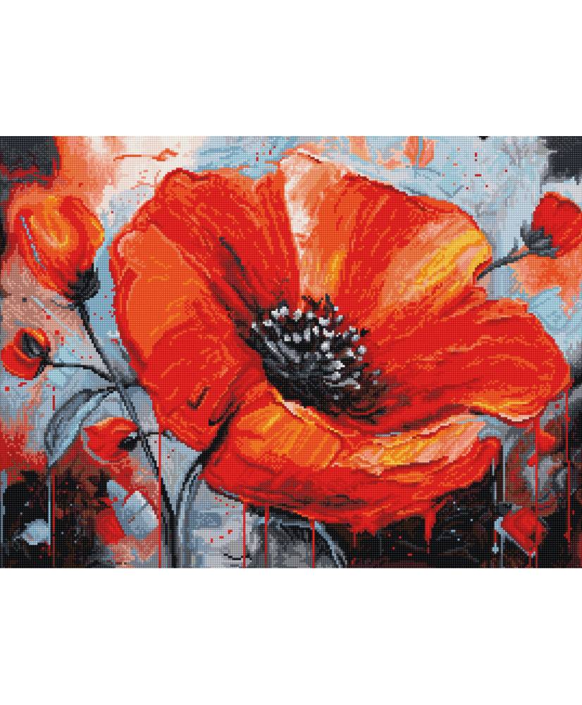 Cross Stitch Kit Luca-S - The Passion of Poppies, B7045