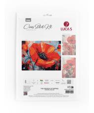 Cross Stitch Kit Luca-S - The Passion of Poppies, B7045