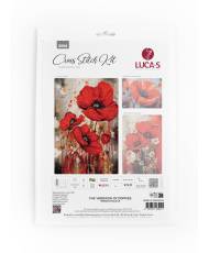 Cross Stitch Kit Luca-S - The Vibration of Poppies, B7044