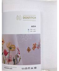 Canvas for embroidery Aida 14 (30 x 40 cm) Zweigart, white.