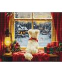 Cross Stitch Kit Luca-S - Waiting For The Snowflakes, BU5076