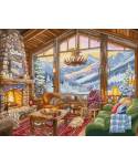 Letistitch Cross Stitch Kit Winter Lodge, L9922