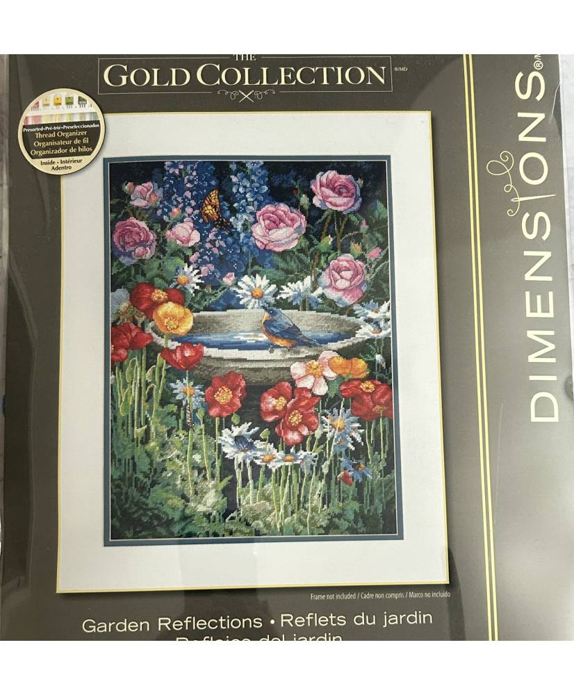 Dimensions Gold Collection Counted Cross Stitch Kit  Garden Reflection (Aida 16ct), 70-35288