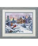 Dimensions Gold Collection Counted Cross Stitch Kit, Winter Memories (Aida 14ct), 35155