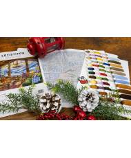 Letistitch Cross Stitch Kit Winter Lodge, L9922