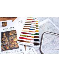 Cross stitch kit, LETISTITCH (L8106) Christmas Eve