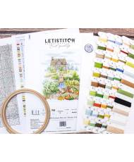 Cross Stitch Kit Summer Harvest / Récolte d'été, LETISTITCH, L8088