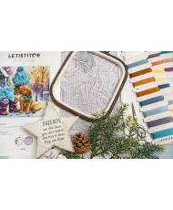 Letistitch Cross Stitch Kit Best friends, L9925