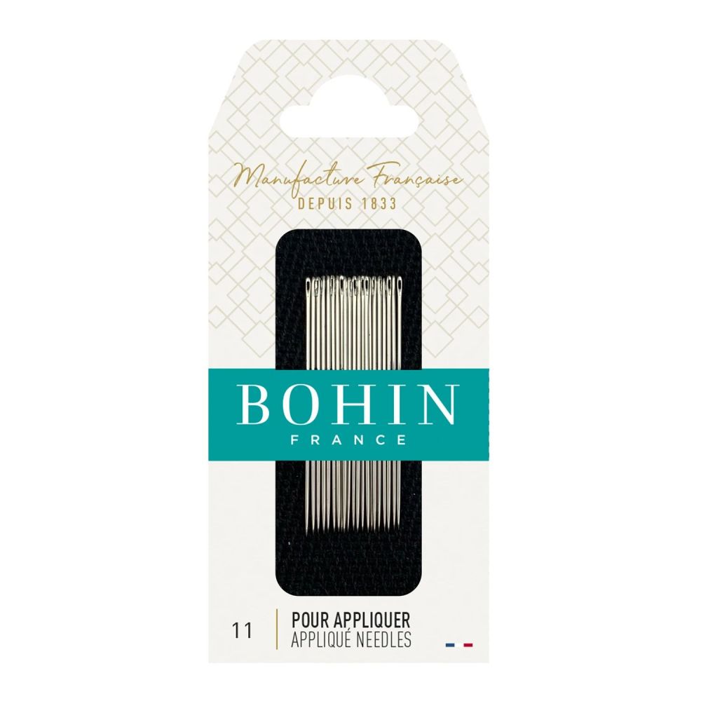 Bohin Appliqué Needles 00227 – 20 pcs, Size 11 Bohin Appliqué Needles 00227 – 20 pcs, Size 11