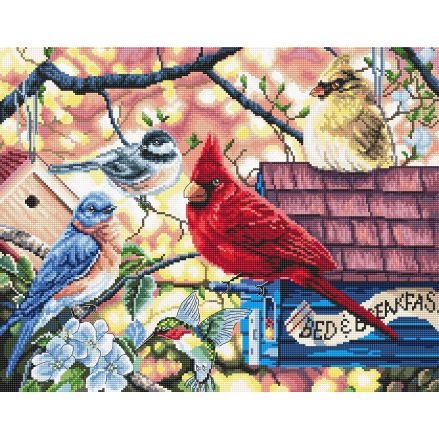 Cross Stitch Kit “Springtime Songbirds” LETISTITCH L8062