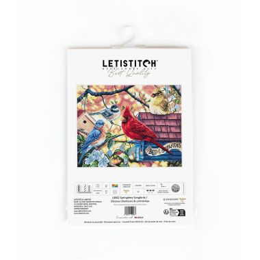 Cross Stitch Kit “Springtime Songbirds” LETISTITCH L8062