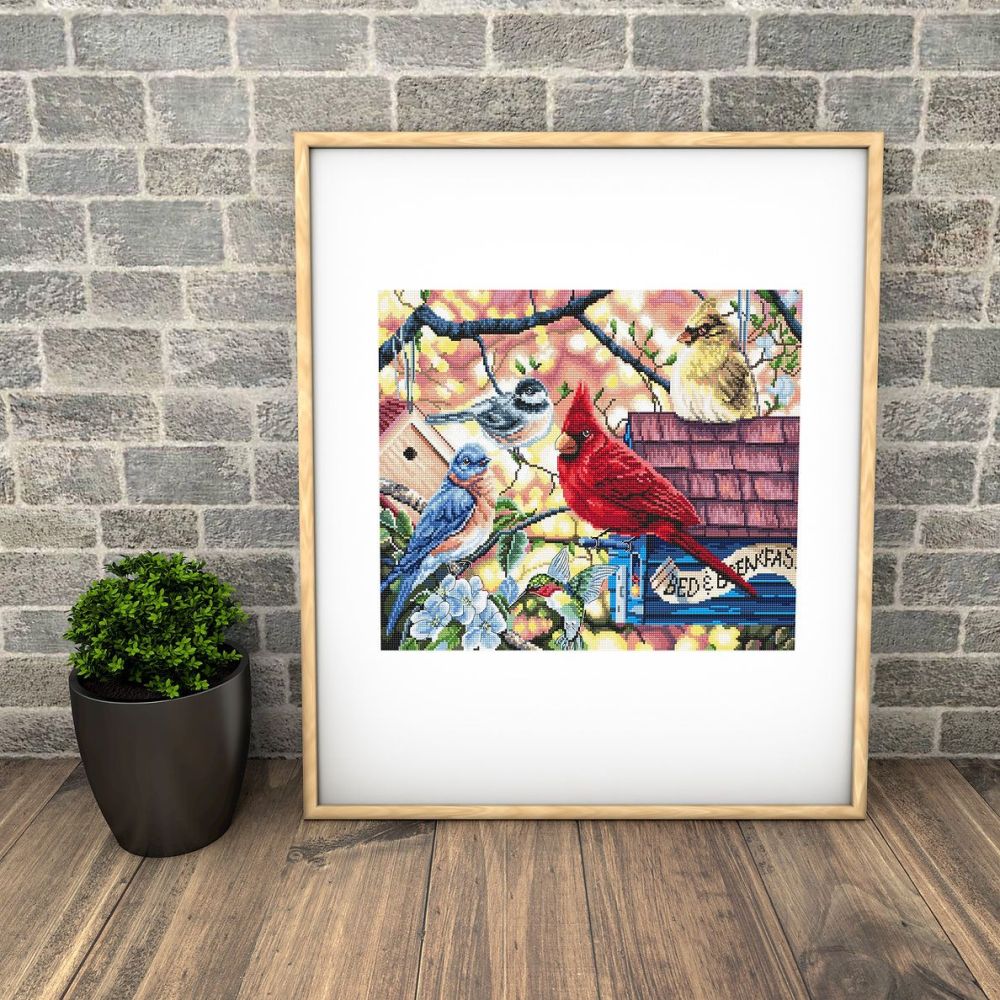 Cross Stitch Kit “Springtime Songbirds” LETISTITCH L8062