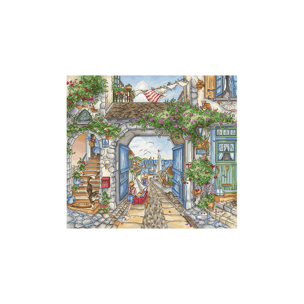 Cross-Stitch Kit “To The Harbor”  LETISTITCH L8004