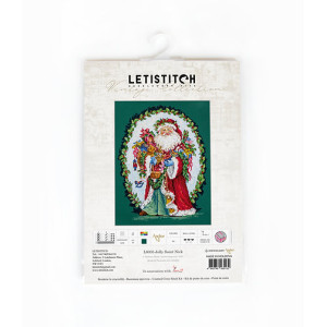 Letistitch Jolly Saint Nick Cross Stitch Kit L8005