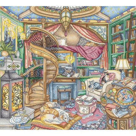 Cross Stitch Kit “Home Library” LETISTITCH L8084