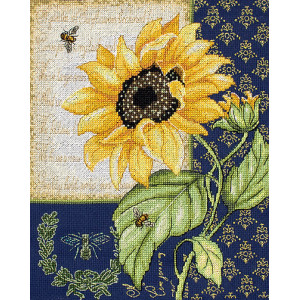 Cross-Stitch Kit “Sunflower Melody”  LETISTITCH LETI 998