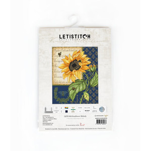 Cross Stitch Kit Sunflower Melody, Letistitch LETI 998