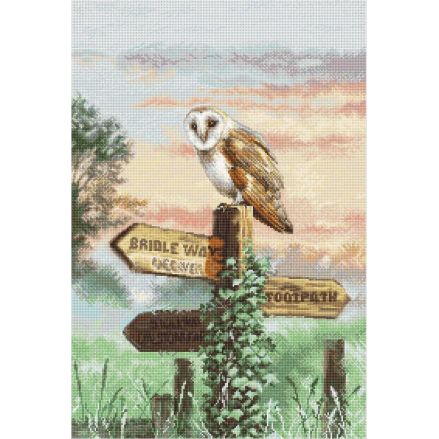 Cross-Stitch Kit Barn Owl  LETISTITCH L8031