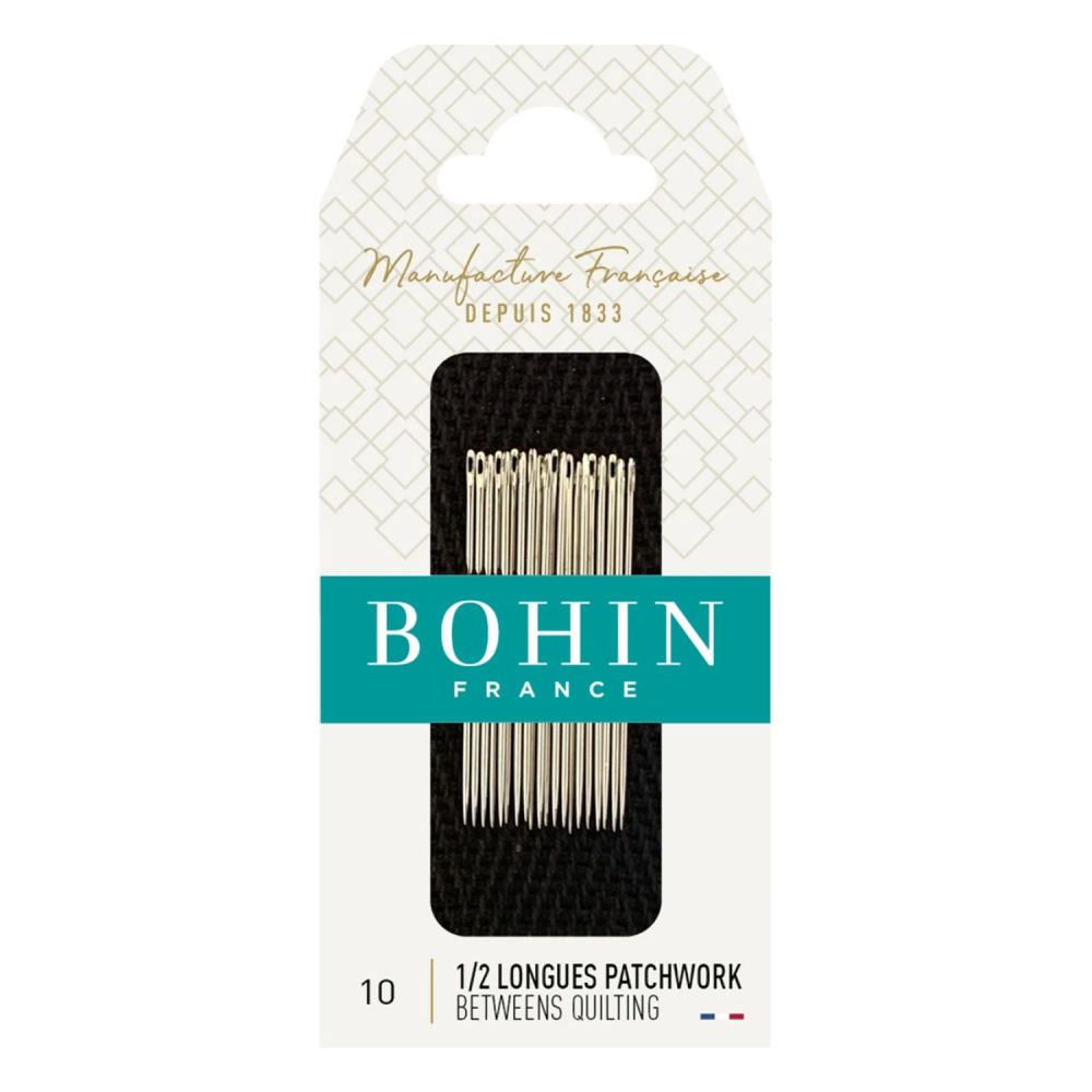 Bohin Betweens Quilting Needles 00322 – 20 pcs, Size 10 Bohin Betweens Quilting Needles 00322 – 20 pcs, Size 10