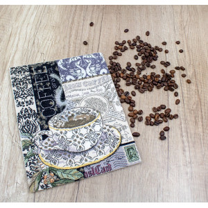 Cross-Stitch Kit “Lion Coffee B”  LETISTITCH LETI 993