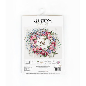 Cross-Stitch Kit “Hummingbird Wreath”  LETISTITCH LETI 990