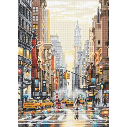 Cross Stitch Kit Sunset on 5th Avenue, Letistitch L8025