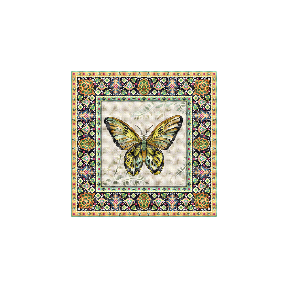 Cross-Stitch Kit “Vintage Butterfly”  LETISTITCH LETI 981