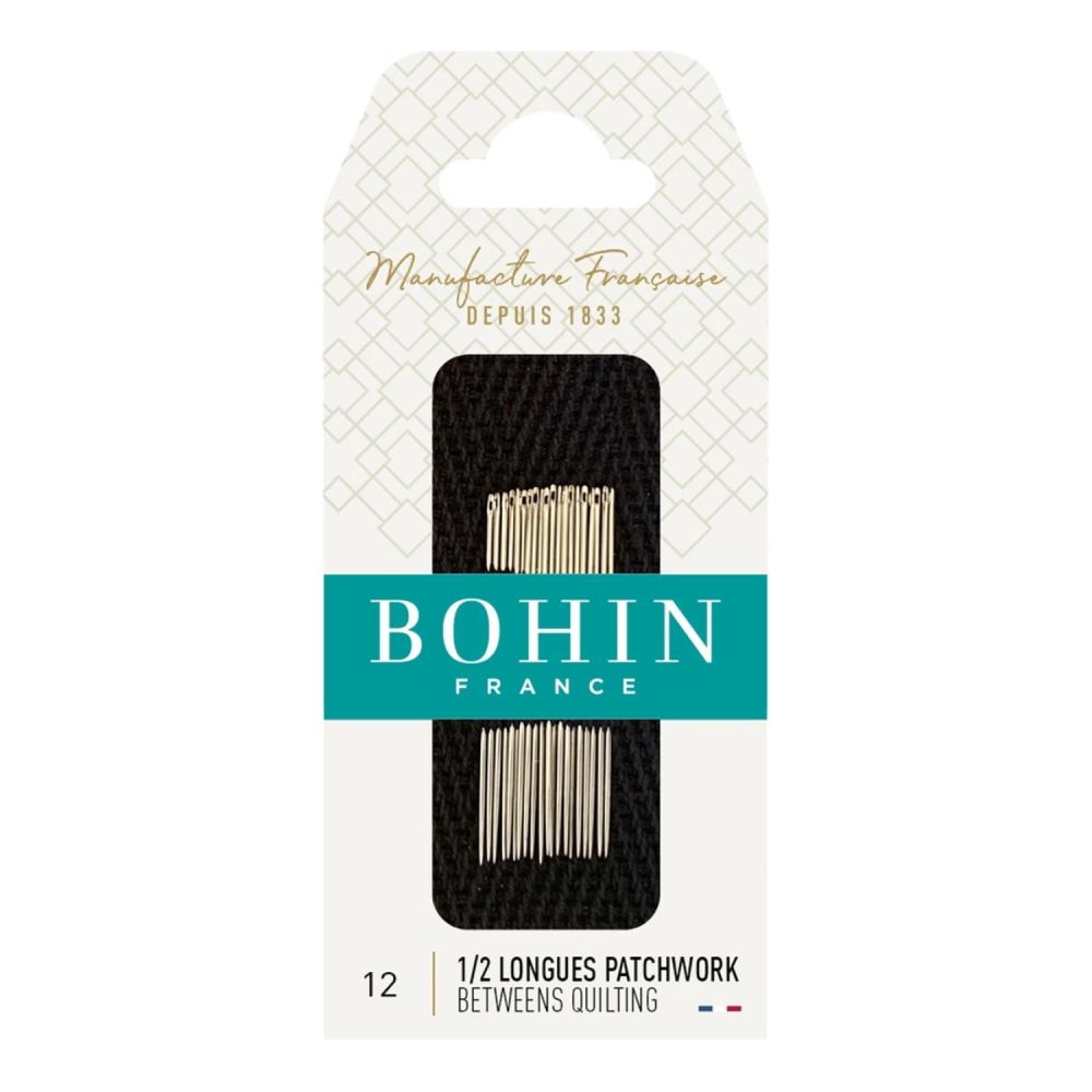 Bohin Betweens Quilting Needles 00324 – 20 pcs, Size 12 Bohin Betweens Quilting Needles 00324 – 20 pcs, Size 12