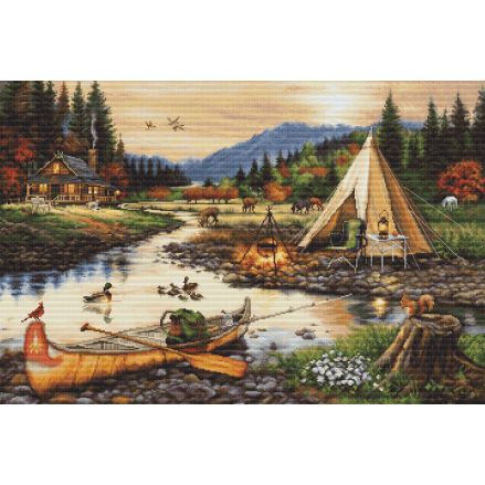 Cross Stitch Kit Gold Creek, Luca-S GOLD B2409