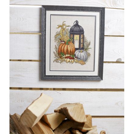 Cross-Stitch Kit “near Komori in autumn” Iris Design 04415