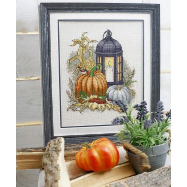 Cross-Stitch Kit “near Komori in autumn” Iris Design 04415