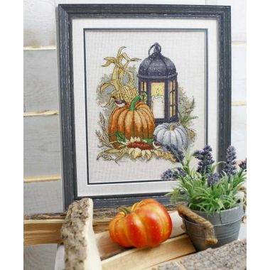 Cross-Stitch Kit “near Komori in autumn” Iris Design 04415