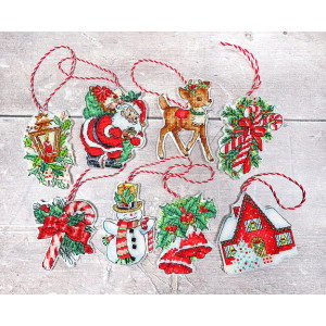 Cross-Stitch Kit “Christmas Toys Kit nr.1”  LETISTITCH LETI 966