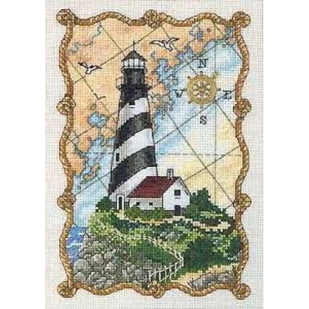 Dimensions Gold Collection Petites Counted Cross Stitch Kit, Mariner's Light (Aida 18ct), 06779
