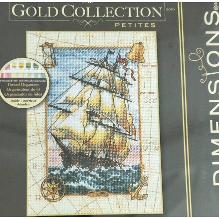 Dimensions Gold Collection Petites Counted Cross Stitch Voyage at Sea 18 count, 6847