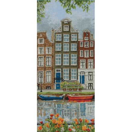 Anchor Counted Cross Stitch Kit PCE0814 – Amsterdam Street Scene