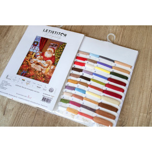 Cross-Stitch Kit The list of naughty and nice LETISTITCH LETI 951