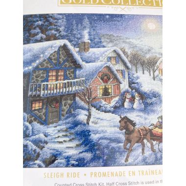 Dimensions Counted Cross Stitch Kit 08689 – Sleigh Ride