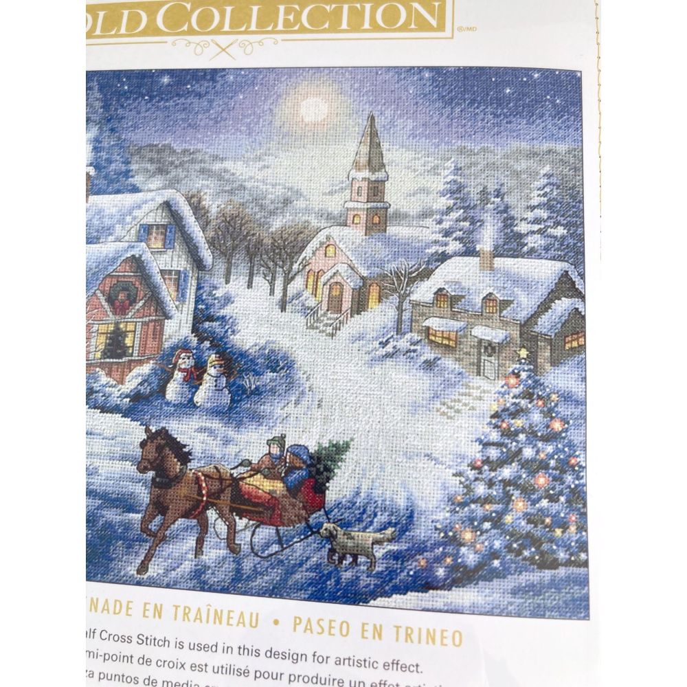 Dimensions Counted Cross Stitch Kit 08689 – Sleigh Ride