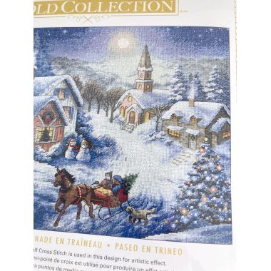 Dimensions Counted Cross Stitch Kit 08689 – Sleigh Ride