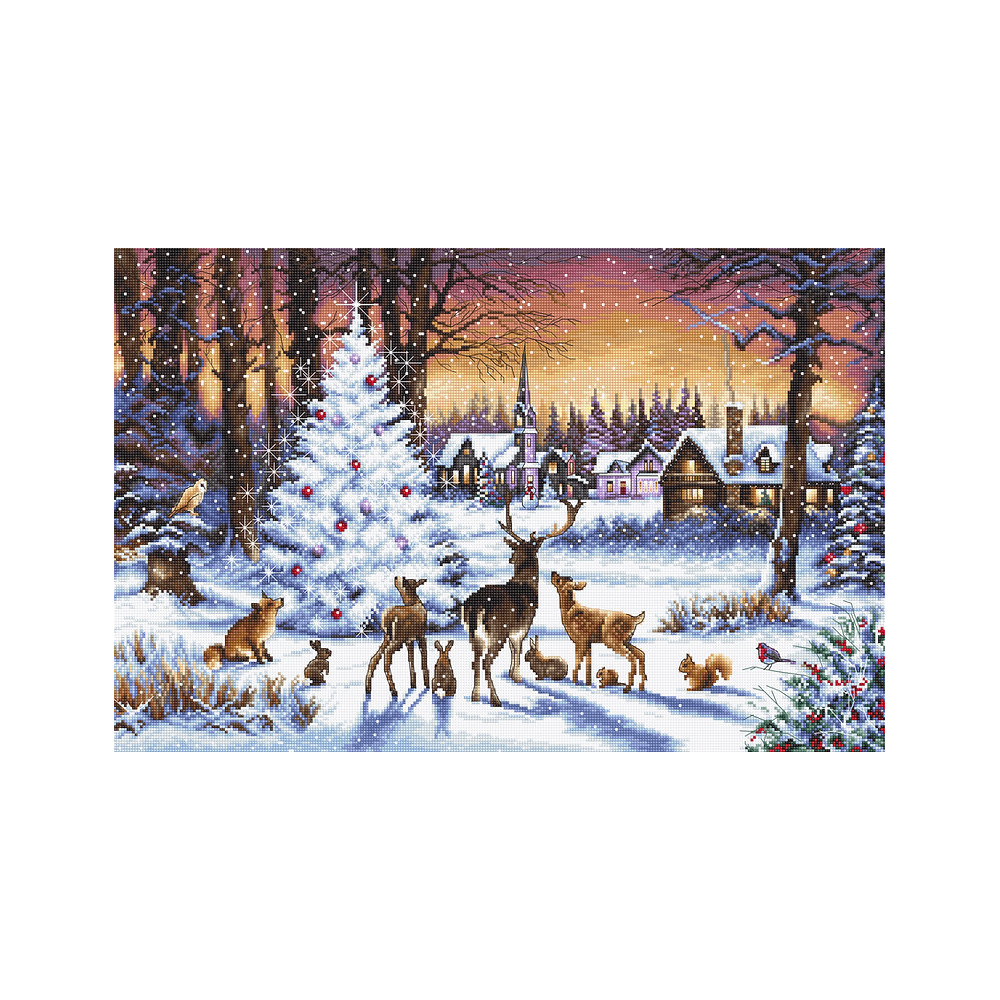 Cross-Stitch Kit “Christmas Wood”  LETISTITCH LETI 947