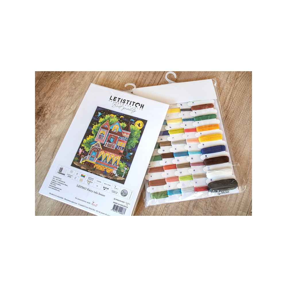 Letistitch Fairy Tale House Cross Stitch Kit LETI 937