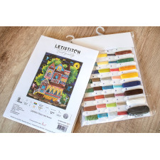 Letistitch Fairy Tale House Cross Stitch Kit LETI 937