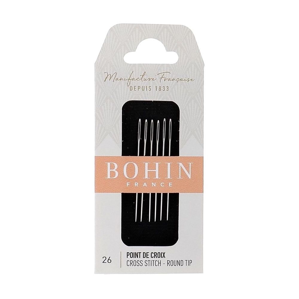 Bohin Tapestry Needles 00838 – 6 pcs, Size 26 Bohin Tapestry Needles 00838 – 6 pcs, Size 26