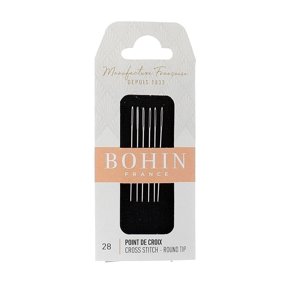 Bohin Tapestry Needles 00870 – 6 pcs, Size 28 Bohin Tapestry Needles 00870 – 6 pcs, Size 28