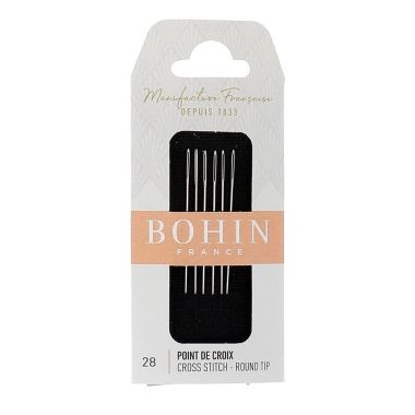 Bohin Tapestry Needles 00870 – 6 pcs, Size 28