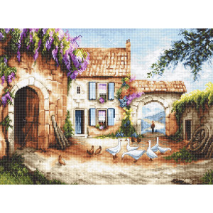 Cross-Stitch Kit “Village”  LETISTITCH LETI 902
