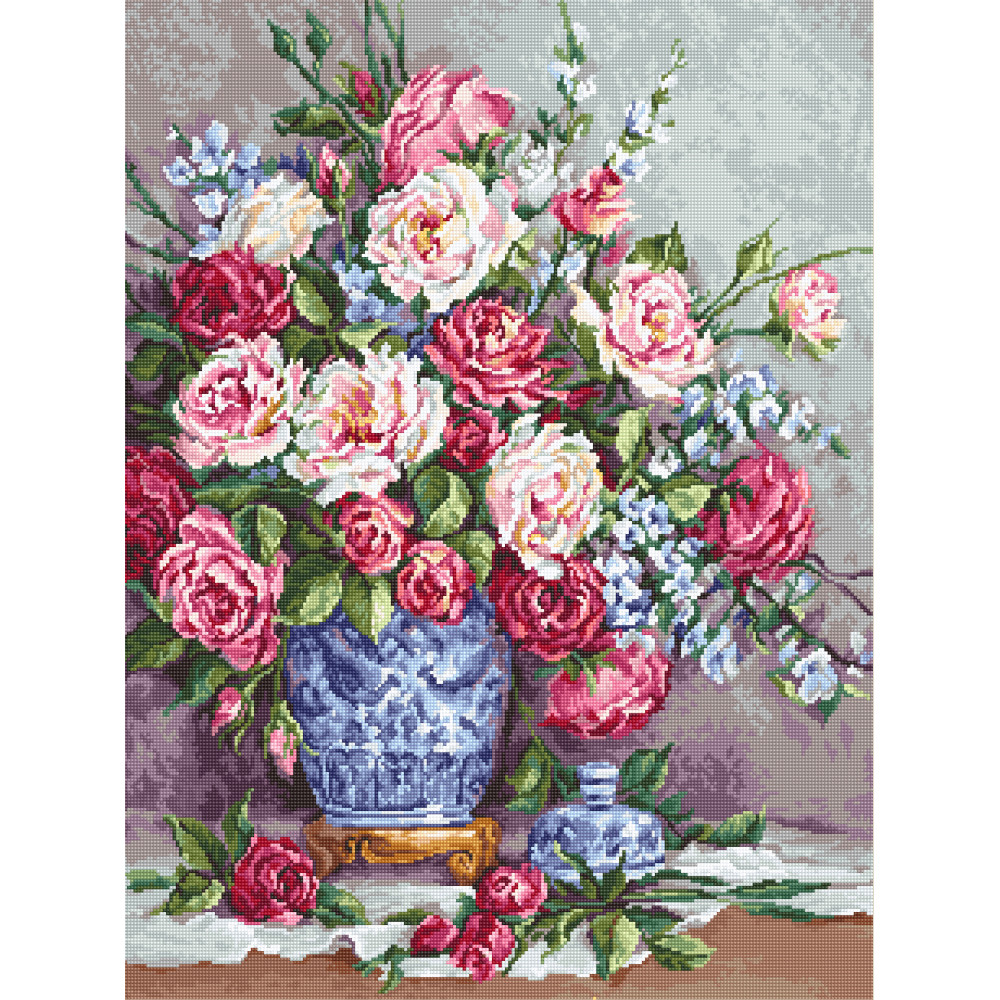 Tapestry kits “HER MAJESTY’S ROSES”  Luca-S G605