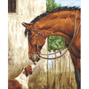 Tapestry kits “Hunter and Foxhound”  Luca-S G580