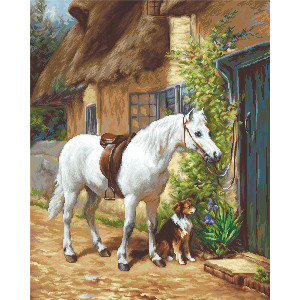 Tapestry kits “By the Cottage”  Luca-S G572